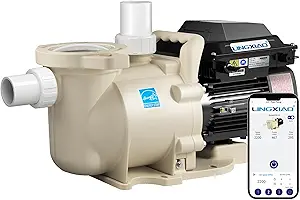 Smart Variable Speed Pool Pump 2 HP, 115/208-230V, In/Above Pool Pump With Smart Life APP Control, Energy Star Certificate, High Flow & Self Priming - (2025 New Upgrade)