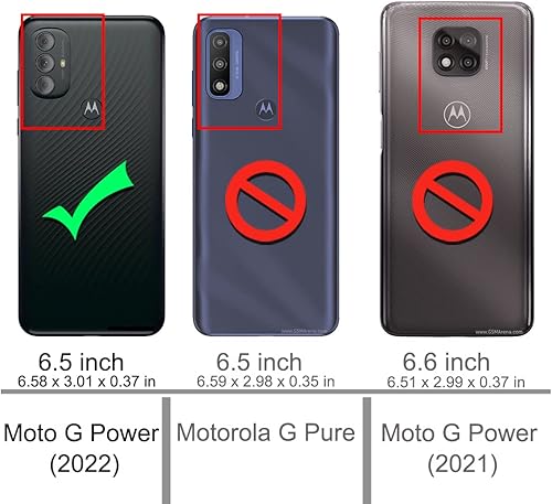 Miniatura 4 de Funda para Moto G Power 2022, 3D hecha a mano con piedras brillantes, impresionantes piedras de cristal con purpurina para Motorola Moto G Power