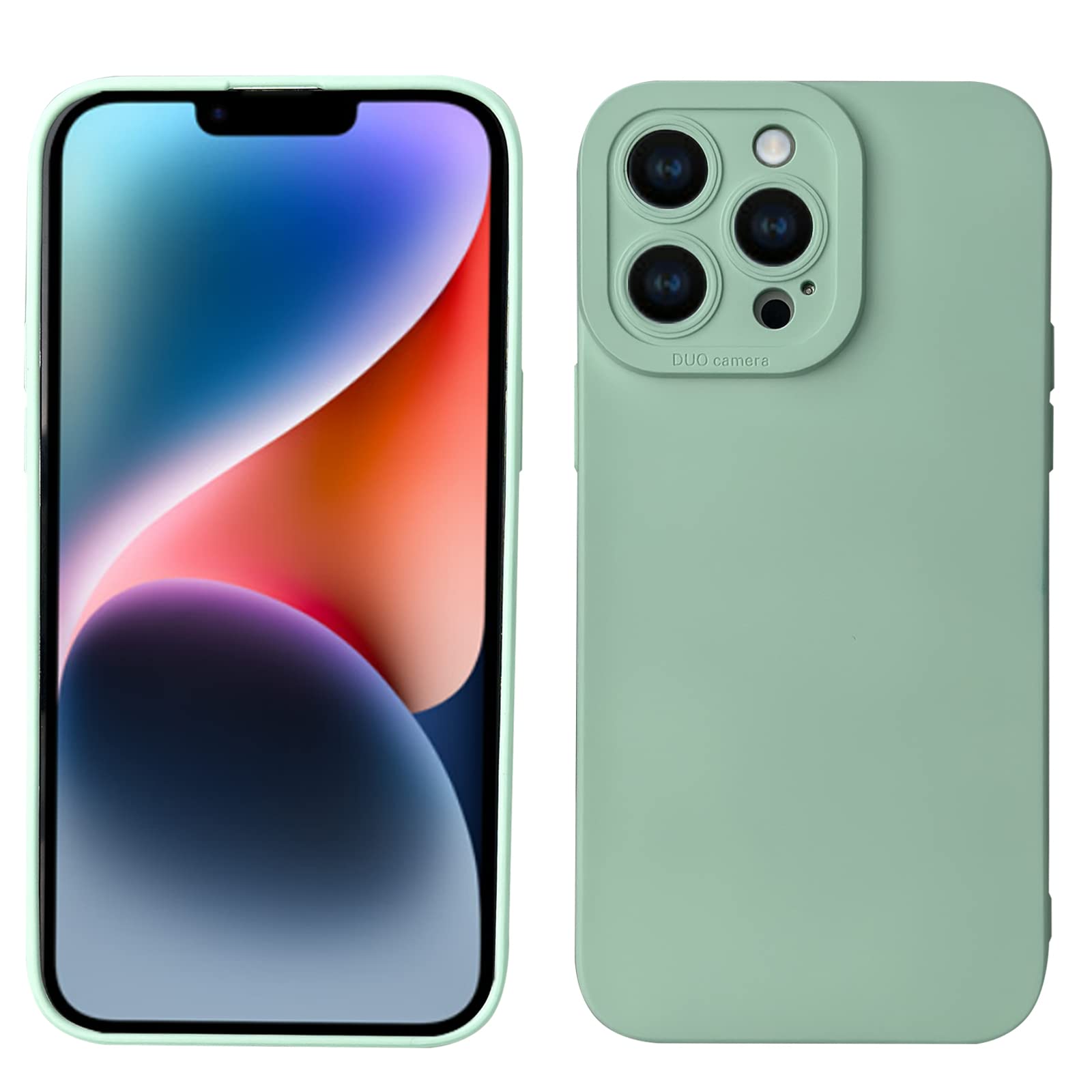 Amazon.com: LOOKSEVEN for iPhone 13 Pro Max Case, Green Silicone