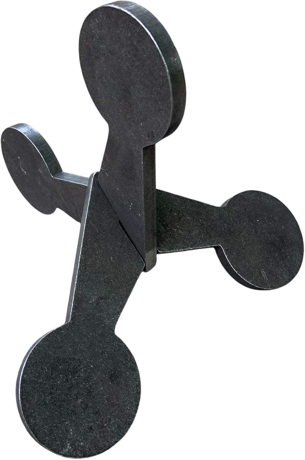 Magnum Target (NOT Welded) 2.5" 1pc 2.5" 3/8" AR500 Hardened Steel Shooting Target Walking Jumping Jacks for Pistols and High Powered Rifles (8.5”L x 8.5”W x 7.5”H)