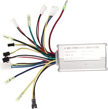 DC Motor Controller with Wire Harness Motor Controller Lithium Battery for Electric Bike 36V 48V 17A