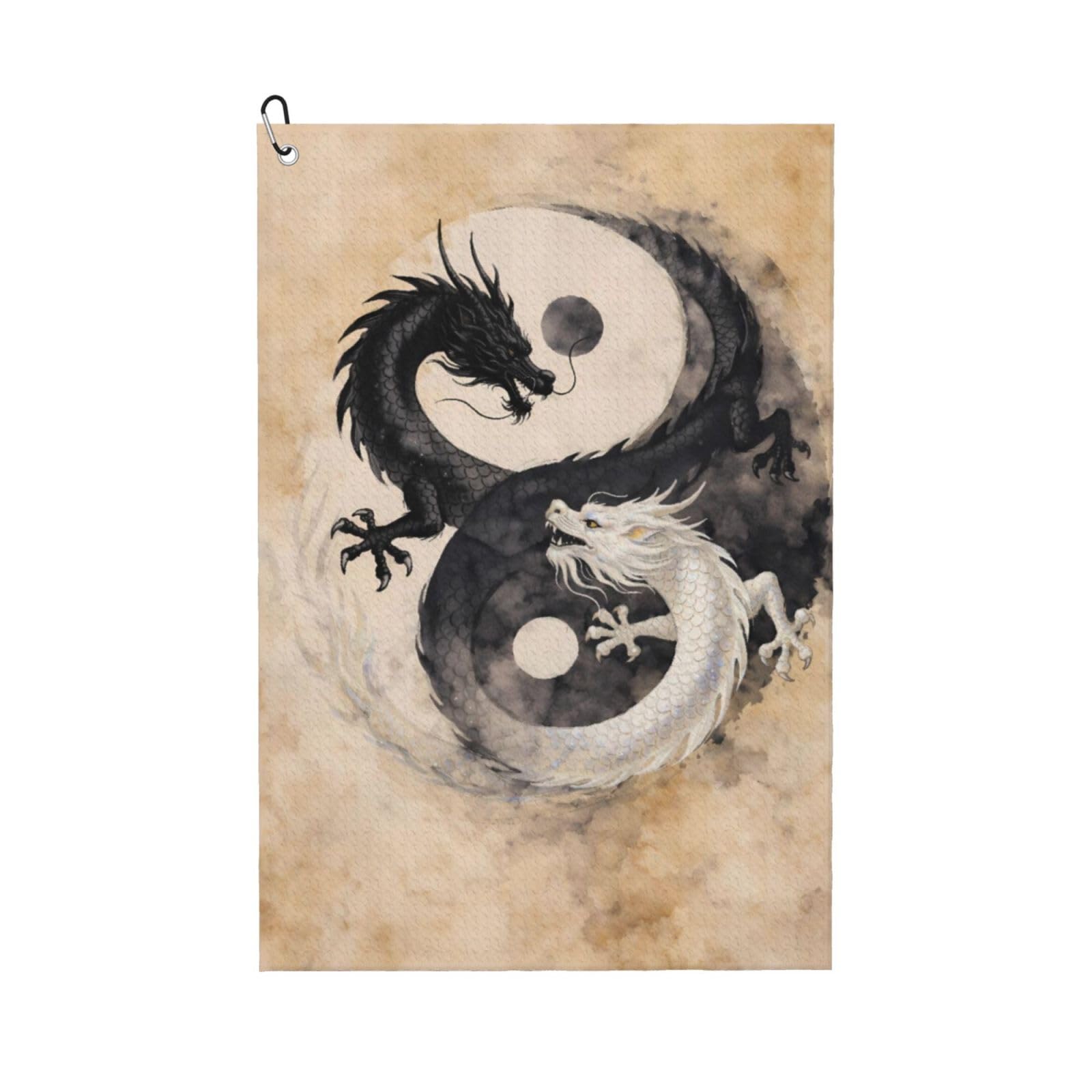BSDFGSDD Dragon Yin Yang Golf Towel 24 x 16 inches