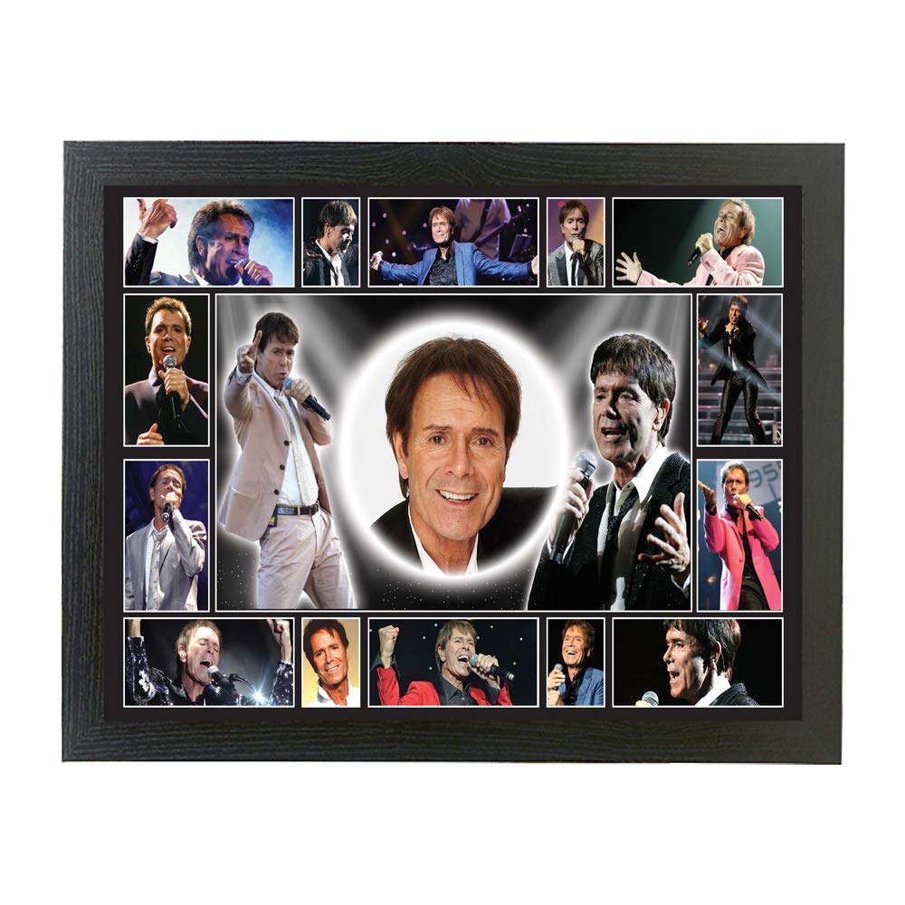 Personalised Gift Products Earthy Tones Cliff Richard Icon Framed Picture Gift
