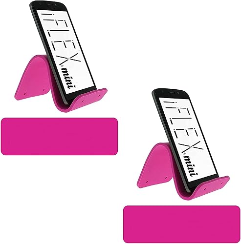 iFLEX Mini soporte flexible para teléfono para viajes, trabajo y hogar. Este soporte de teléfono celular de viaje es perfecto para iPhone y funciona