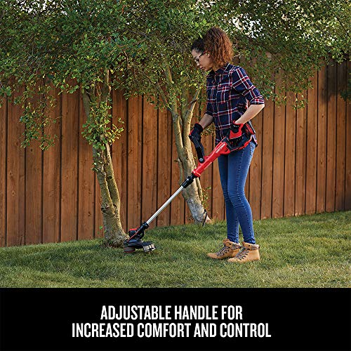 CRAFTSMAN V20 Weed Wacker Cordless String Trimmer and Edger, Weed Eater Includes 2.0 Ah Battery and Charger, Lightweight, Extended Runtime, 2 Speed (CMCST900D1) by CRAFTSMAN - Image 5