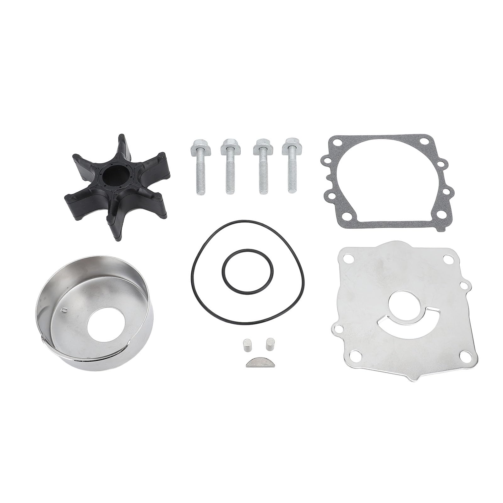 Nutriess Water Pump Repair Kit Impeller Service Outboard Motor F115 LF115 2002 2010 Enhanced Performance Long Lasting Efficient Cooling