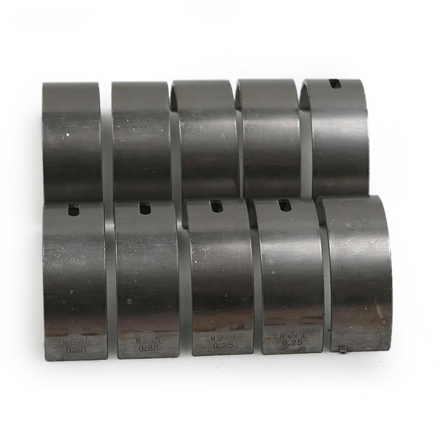 2710330601 Engine Crankshaft Main Bearing Set STD+0.25MM M270 M271 1.8/2.0T Compatible with Mercedes-Benz W203 W204 W211 W212 C180 C200 CLK200 E200 SLK200 (Crankshaft Bearing+0.25MM)