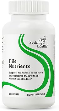 Seeking Health Bile Nutrients, Herbal Digestive Support for Healthy Gallbladder Function and Bile Production, Supports Healthy Fat Digestion and Liver Function 120 Capsules*