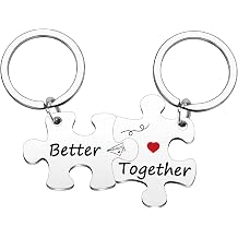 Couple Keychain for Him Boyfriend Matching Keychains for Couples Boyfriend Keychain from Girlfriend Couple Keychains for Him And Her Birthday Anniversary Christmas Key Chain