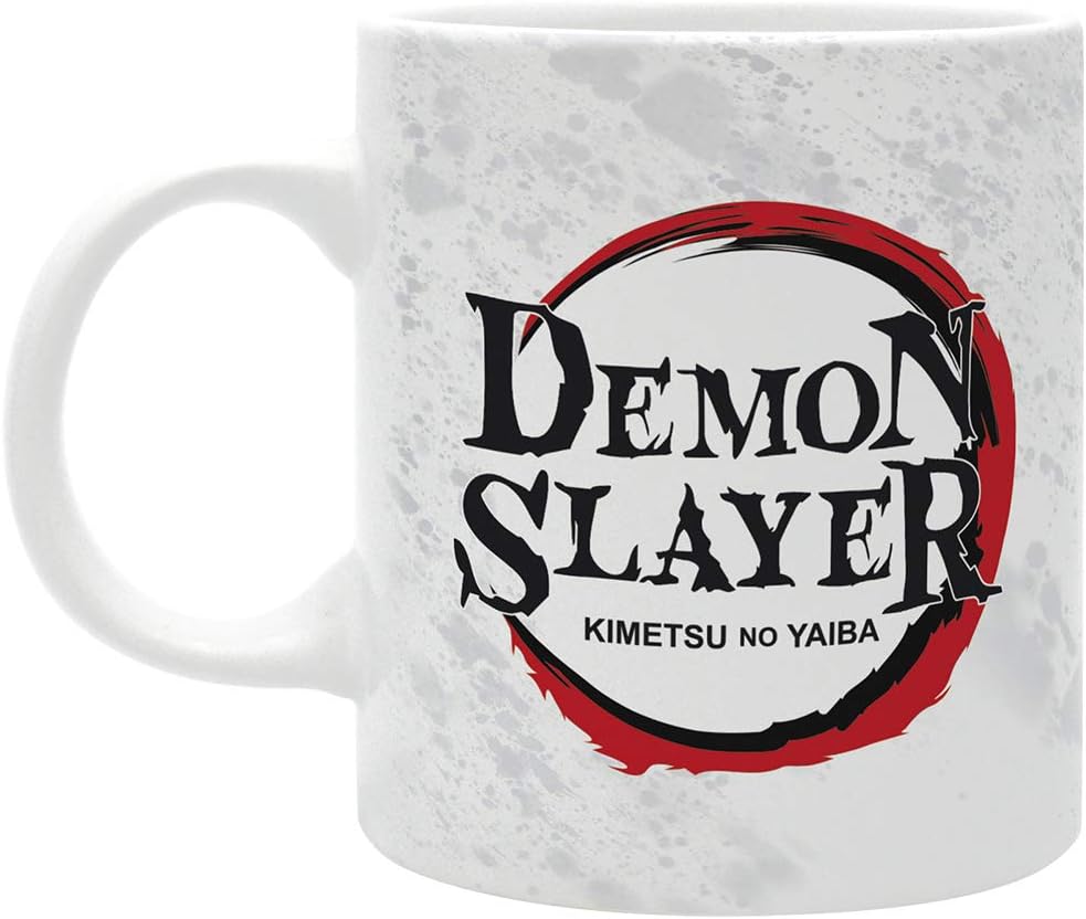 ABYSTYLE Demon Slayer coffee mug - ceraminc anime mug - Anime gifts for men - novelty coffee mug (11-16 oz) (Tanjiro & Nezuko)