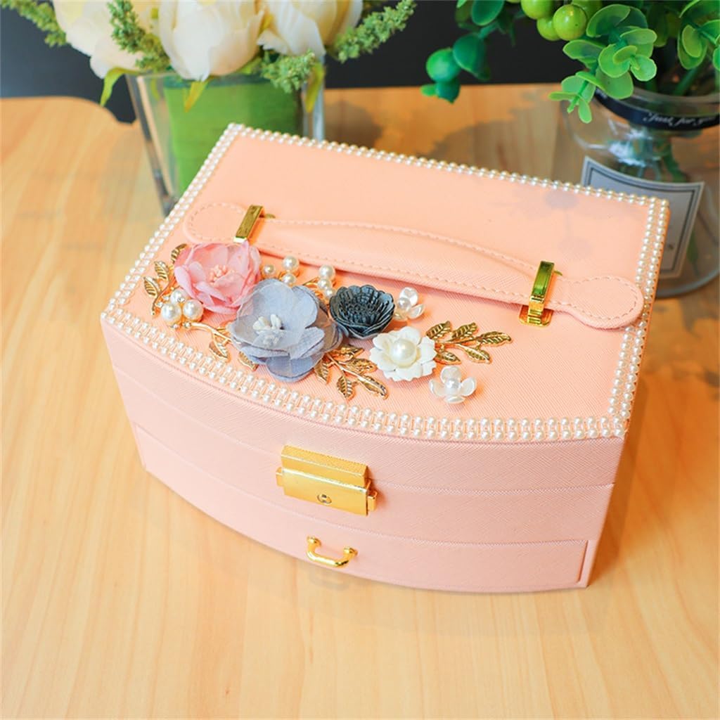 Multi-drawer Jewelry Box Hairpin Earrings Multi-functional Storage(Onecolor)