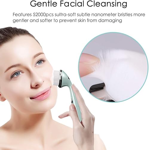 Miniatura 6 de TOUCHBeauty Masajeador de ojos sónico con cepillo de limpieza facial suave para ojos y cara dispositivo de cuidado de la piel alivia las ojeras y la