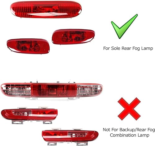 Miniatura 2 de iJDMTOY Kit de habilitación de lámpara antiniebla trasera LED compatible con MINI Cooper R56 R57 R58 F59 F55 F56 F57, incluye (1) bombilla LED de