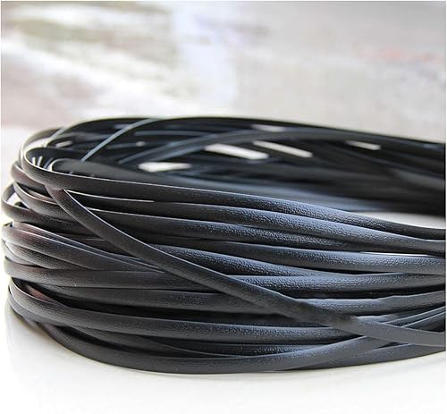 Miniatura 6 de ECYC Ltd Material de reparación de muebles de mimbre plano de ratán de 0.197 in de ancho, material de tejido de ratán sintético para reparar muebles