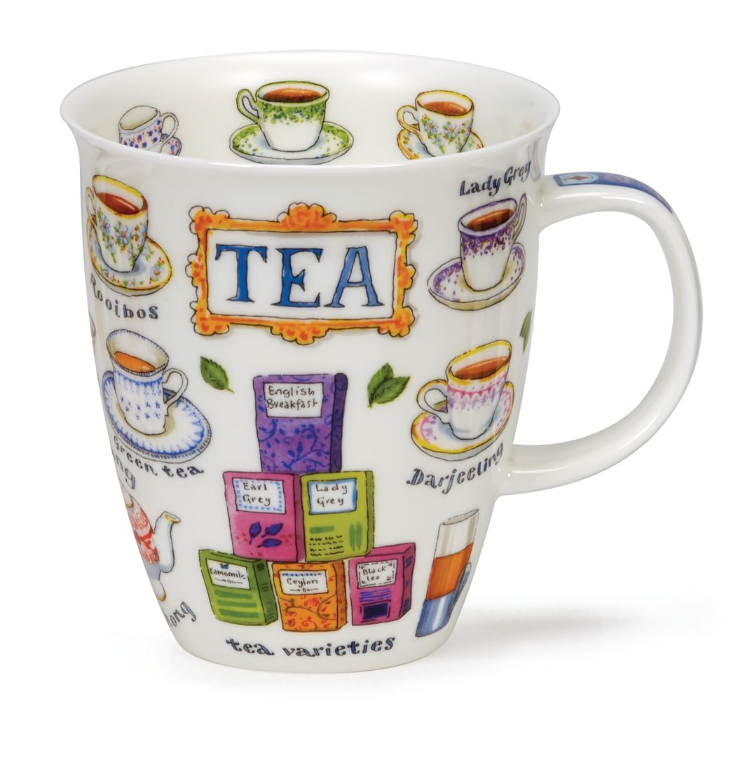Dunoon White,Gold Bone China Tea & Coffee Mug (Tea)