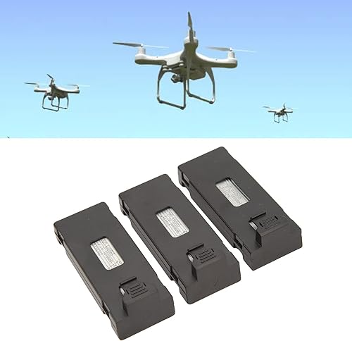 Miniatura 4 de Kit de batería de litio para aviones RC de 3 piezas, batería de litio RC Drone para E88 E88Pro LS E525 E525 Pro (1800 mAh)