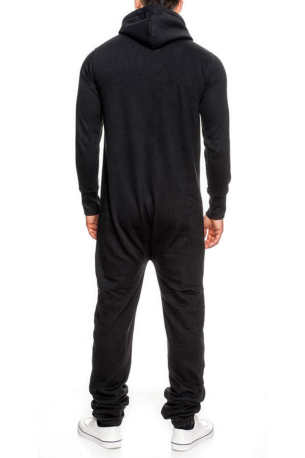 Mono de forro polar para hombre, traje de chándal para hombre, bonito y elegante, con capucha, ropa de dormir