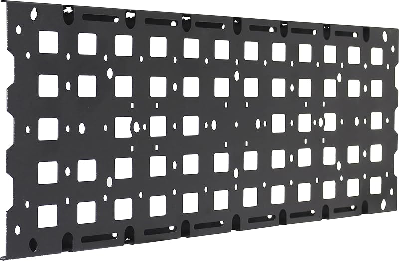 Go Rhino Gear Plate | Mild Steel, Textured Black | 5950020T | Fits Go Rhino SRM Series Roof Racks, CEROS Roof Racks, XRS Overlanding Xtreme Racks, & More