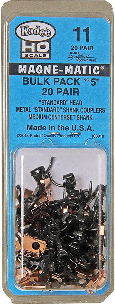 HO #5 Coupler, 9/32" Center (20pr)