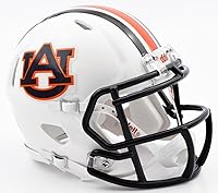 Auburn Tigers Riddell Speed Mini Replica Chrome Football Helmet - Official NCAA Collectible Display