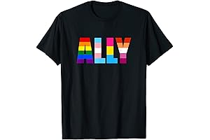 Pride Ally Flag T-Shirt: Express Your Support for LGBTQIA+