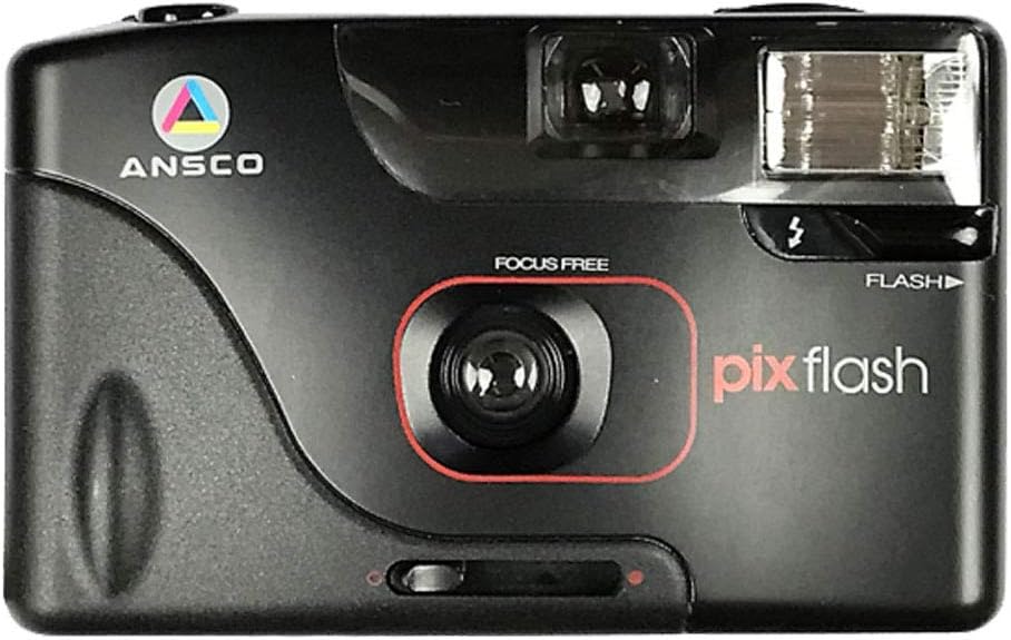 Halina Ansco Pix Flash 35mm Film Camera Vintage Point & Shoot Auto Focus