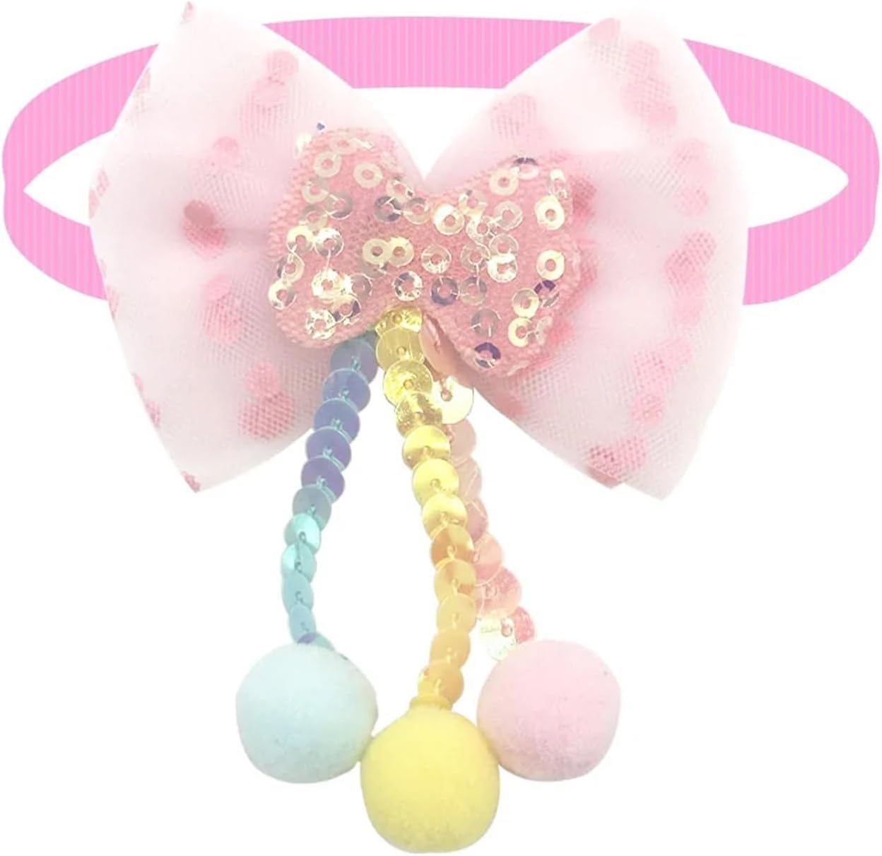 50/100PCS Assorted Cute Dog Bowties for Small Cats Puppy Bowknot Knots Collar Pet Grooming Accessories for Dogs Cats(100pcs)