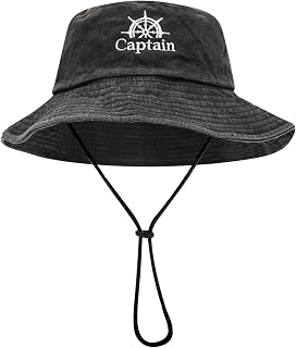 Sun Bucket Hat for Men Women Fishing Beach Safari Trendy Cotton Cowboy Cap for Golf Hiking Hunting Outdoor Boonie