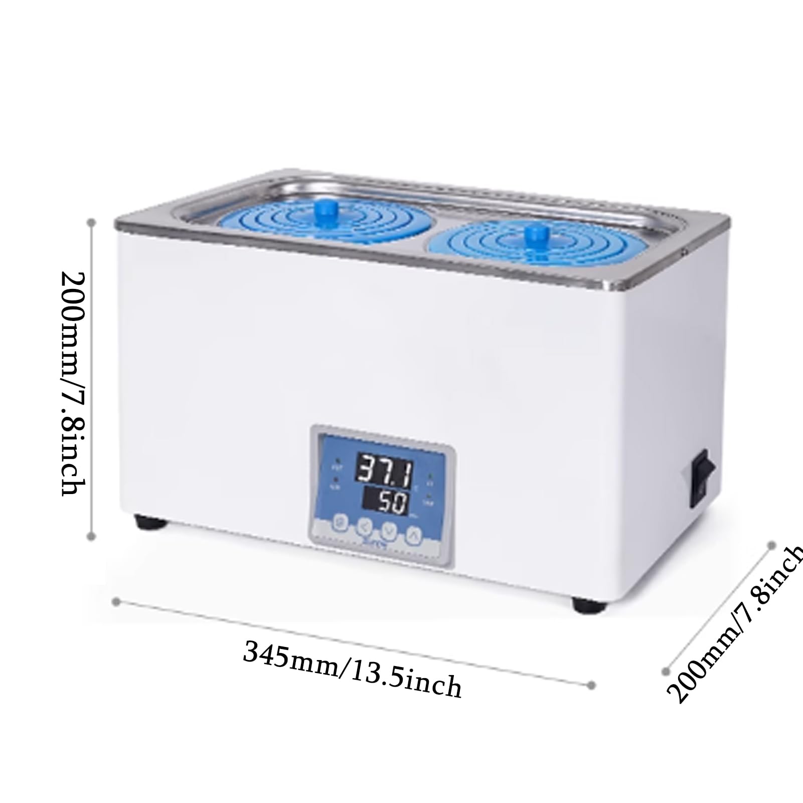Baño María Digital De Laboratorio, Aberturas Seleccionables, para Uso En Laboratorio, Control Preciso De Temperatura, A Prueba De Derrames, Suministros De Baño De Agua De Laborator