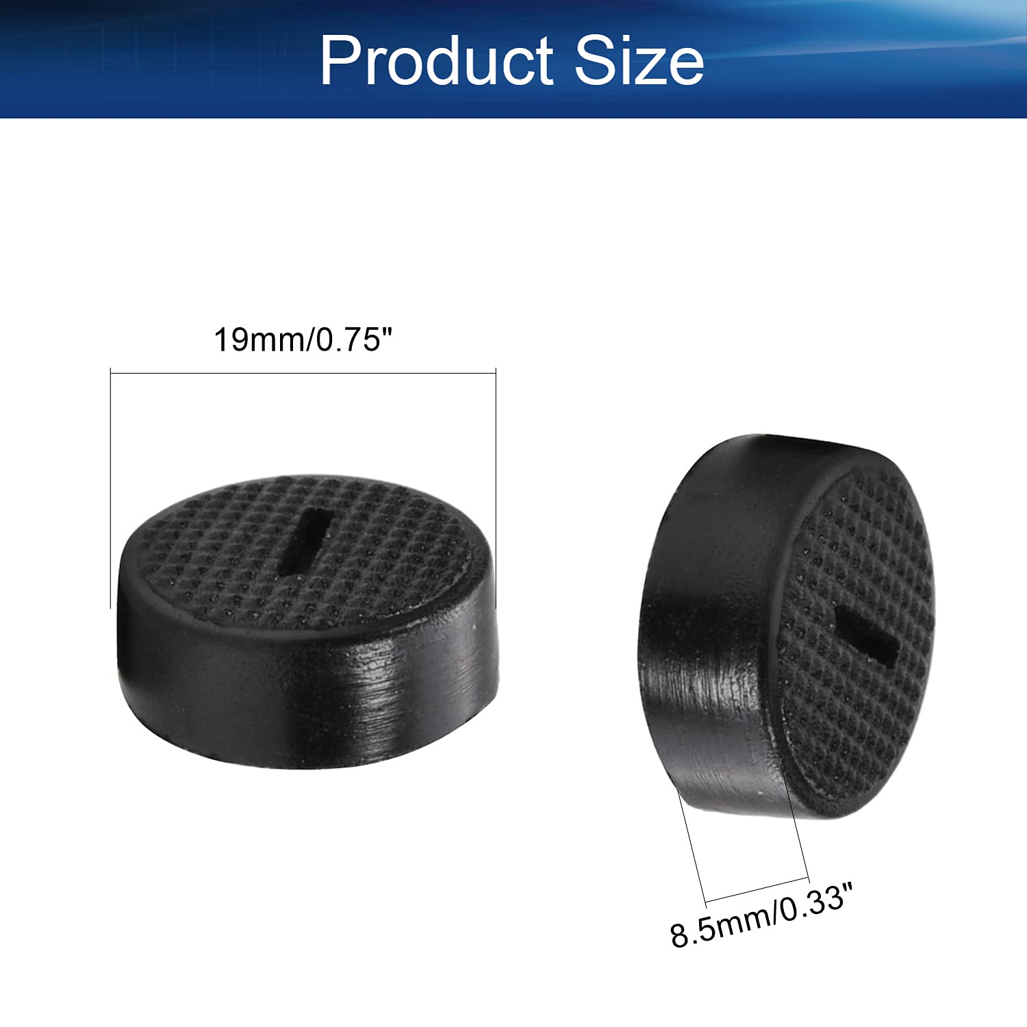 Heyiarbeit 20Pcs Carbon Brush Holder Caps 16mm/0.63 O.D.6.5mm/0.26 Thickness Motor Brush Cover Plastic Fitting Thread Black Heyiarbeit 20Pcs Carbon Brush Holder Caps 16mm/0.63 O.D.6.5mm/0.26 Thickness Motor Brush Cover Plastic Fitting Thread Black