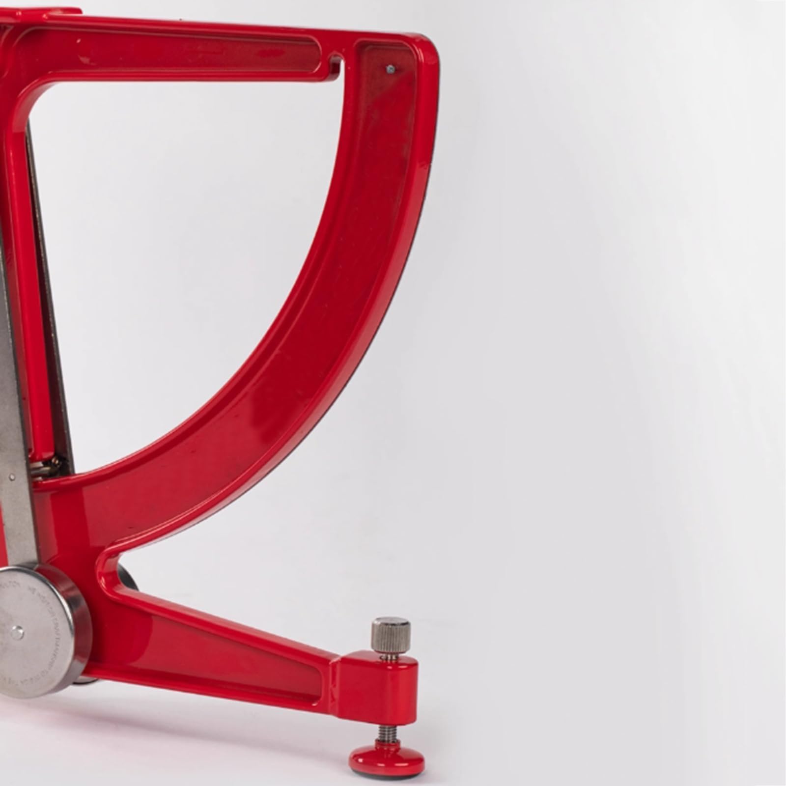 Échelle de Cuisine mécanique 1 kg - Équilibre métallique Robuste avec Pendule en Acier Inoxydable et Plateau en Aluminium, sans Batterie, pour la Nourriture, Les laboratoires et l'électronique Red