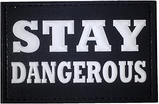 Stay Dangerous Patch - 3x2 Morale Patch for Police, SWAT, Military, Airsoft