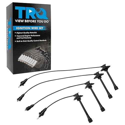 Miniatura 494 de TRQ Juego de cables de bujía de encendido del motor para Ford F250 F350 Super Duty V8 6.2L nuevo