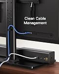 PERLESMITH Universel TV Pieds pour téléviseurs 32-70 pouces, haut de table TV Levez-vous. 99 lbs, télévision réglable en hauteur TV Monture universelle TV Base pour le salon & Chambre, VESA 400x400mm PSTVS04