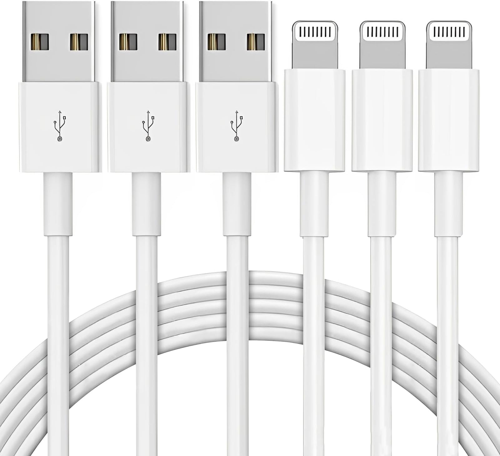 Amazon.co.jp 【正規MFi認証品】iPhone 充電ケーブル 純正 ライトニングケーブル 2M 3本セッ iPhone 充電器