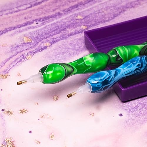 Miniatura 6 de Bolígrafo de pintura de diamantes, bolígrafo de arte de diamante, bolígrafo de arte de pintura de diamante 5D, kit de accesorios de herramientas de