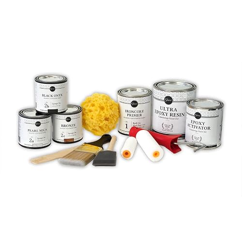 Giani Granite Countertop Paint - Small Project Kit (Bombay Black)