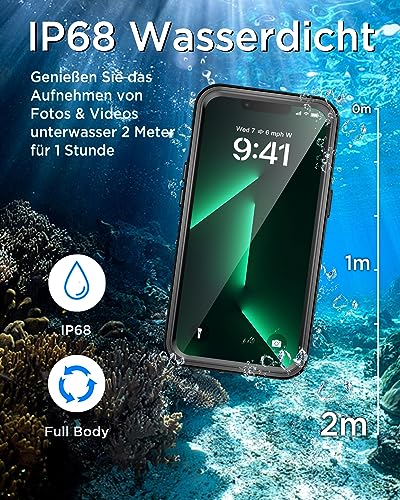 Beeasy 360 Grad Hülle für iPhone 13 Pro – Wasserdichte Schutzhülle