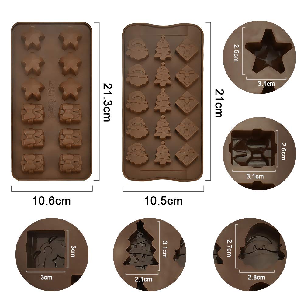 Moule à Chocolat De Noël En Silicone - Boutique De La Cuisine