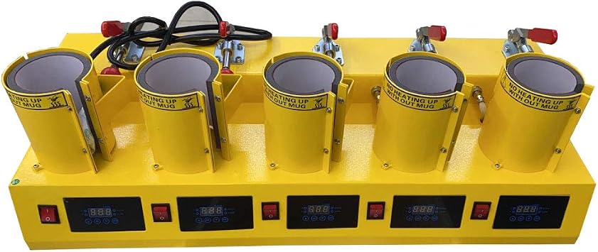 Mug Heat Press 11 oz 5 in 1 Digital Cup Heat Press Machines Mug Sublimation Machine Heat Transfer