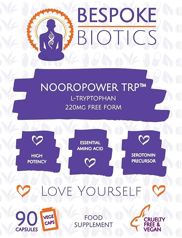 L-Tryptophan 220mg Free Form 90 Capsules (V) Vegan Capsules, 120 count (Pack of 1) - Image 3