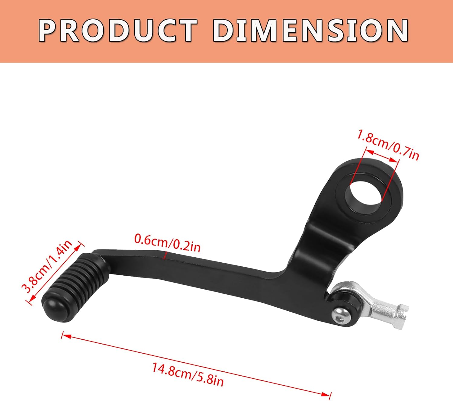 Motorcycle Gear Shifter Shift Lever Pedal Replacement for Kawasaki ZX4R ZX-4R ZX-4RR ZX4RR 2023 2024 2025 CNC Aluminum Gear Shift Lever
