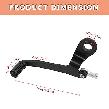 Amazon.com: WORLDMOTOP Motorcycle Gear Shifter Shift Lever