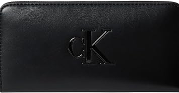 Calvin Klein BOLD CK LONG ZIP AROUND Kadın Cüzdan Black OS