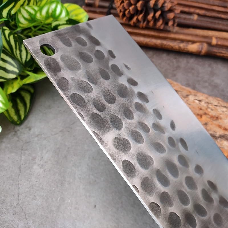 Meat Cleaver,Cleaver Knife 8 Inch Professional Chef Kitchen Knives Cleaver Meat Chopping Vegetables Chinese Knife Wood Handle Stainless Steel Knife Cleaver, LAMAJIGA5844