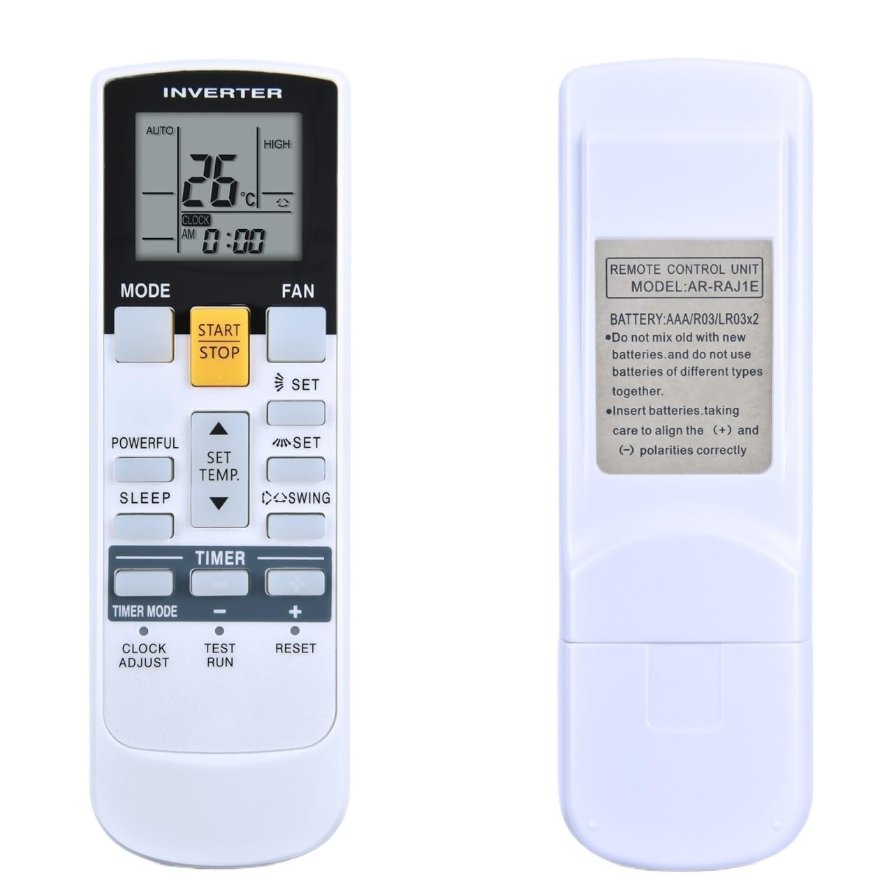 Telecomando Universale for climatizzatore Fujitsu AR-RAJ1E AR-RAH1U AR-RAH1E AR-RAH2E AR-RY13 AR RY13 AR-RY3