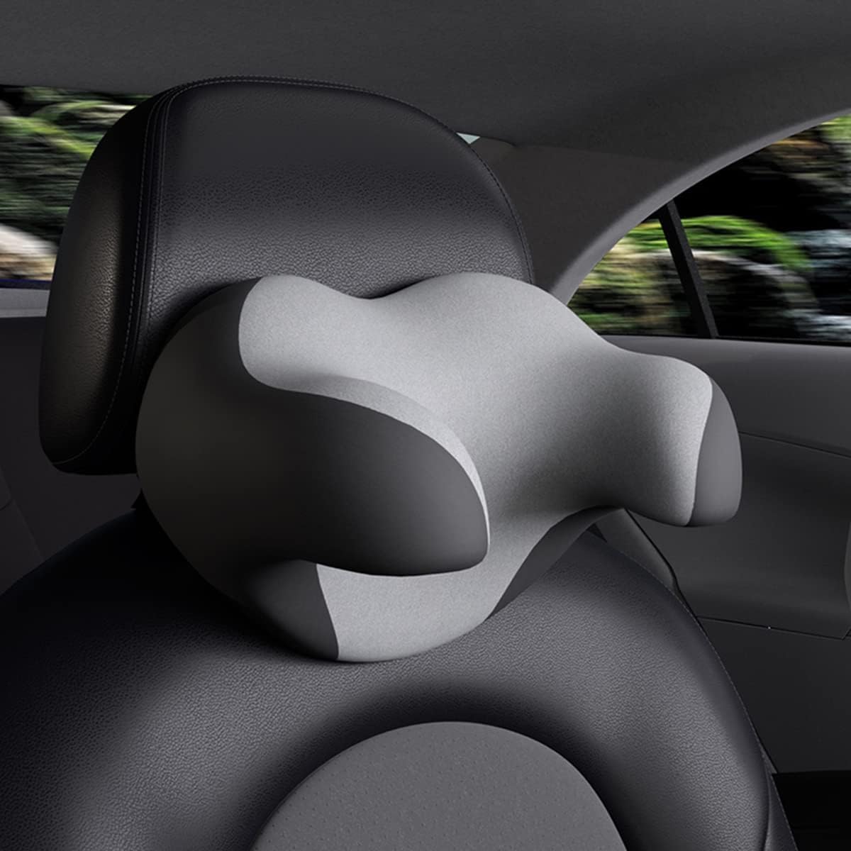 araami Car Seat Headrest Pillow, U-Shape Memory Foam Neck Support Pillow for Neck Pain Relief Ergonomic Car Neck Pillow Soft Travel Pillow for Sleeping and Resting in Car and Office