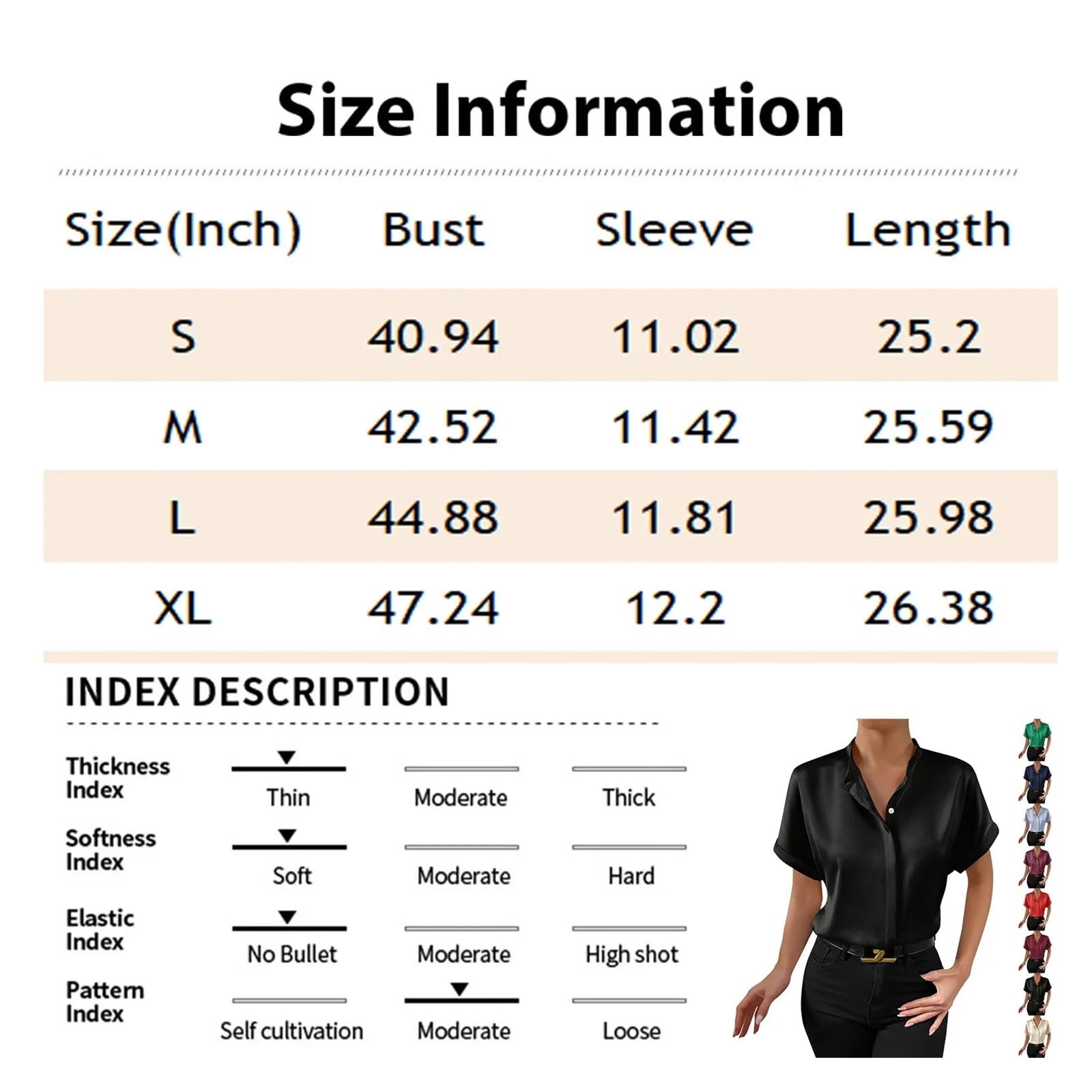 Copricostume Donna Camicia Da Donna Tinta Unita Elegante Scollo A V. Stand | Camicetta da donna for spostamenti formali a maniche corte