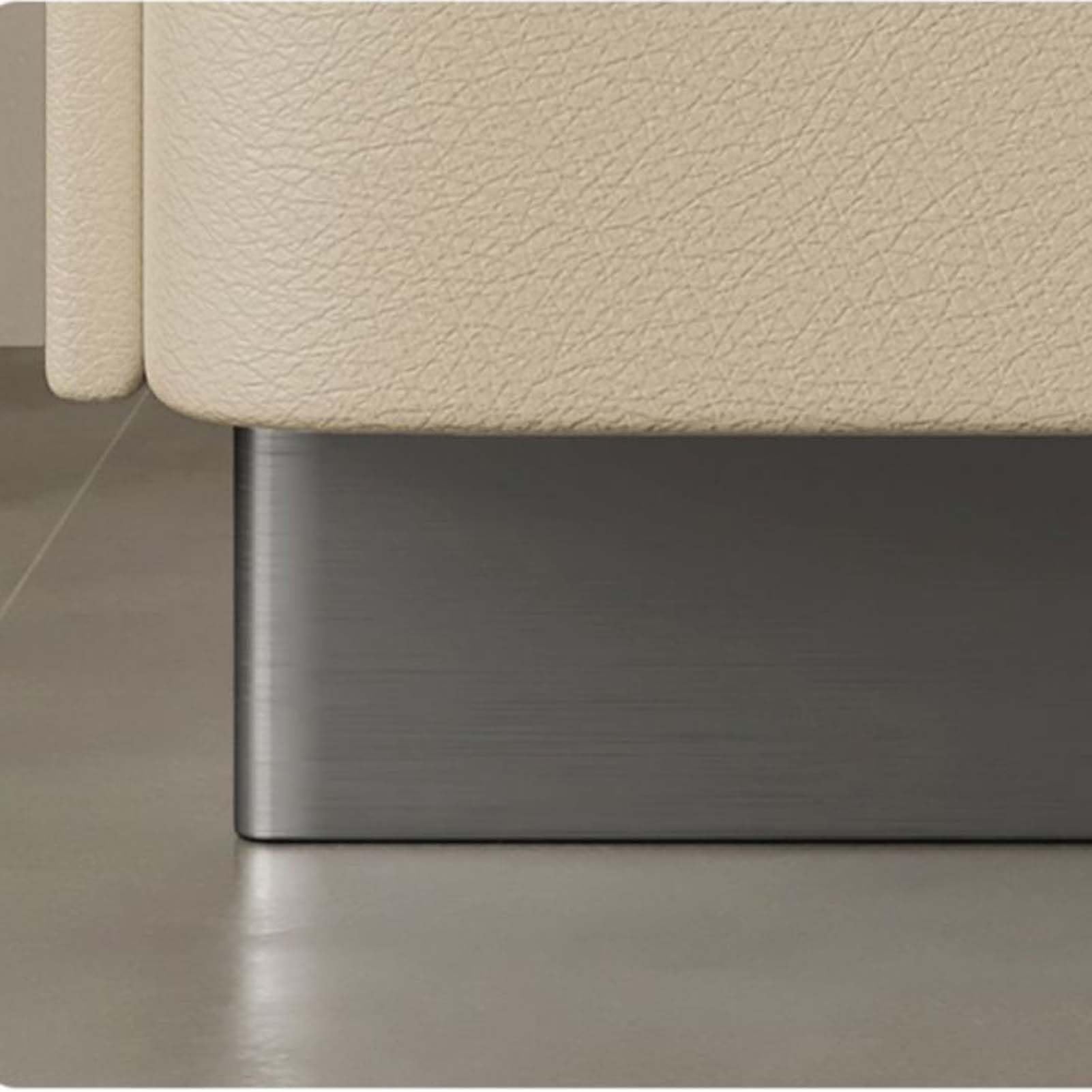 YSUEFIJO Comodini da Camera da Letto, Comodino con Due Cassetti, Comodino Moderno da Notte, Cassettiera Scrivania Stretta, Tavolino Laterale da Divano, Montaggio Facile