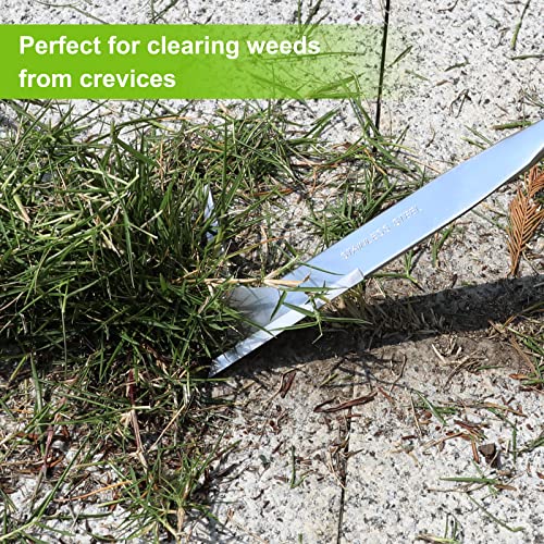 Evcitn Crack Weeder Crevice Weeding Tool Manual Weeder Beech Handle Lawn Yard Gardening Tool #TOP1